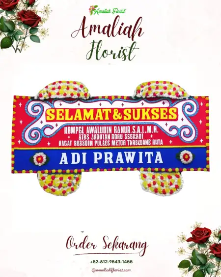 Papan Bunga Ucapan Selamat Tosaran